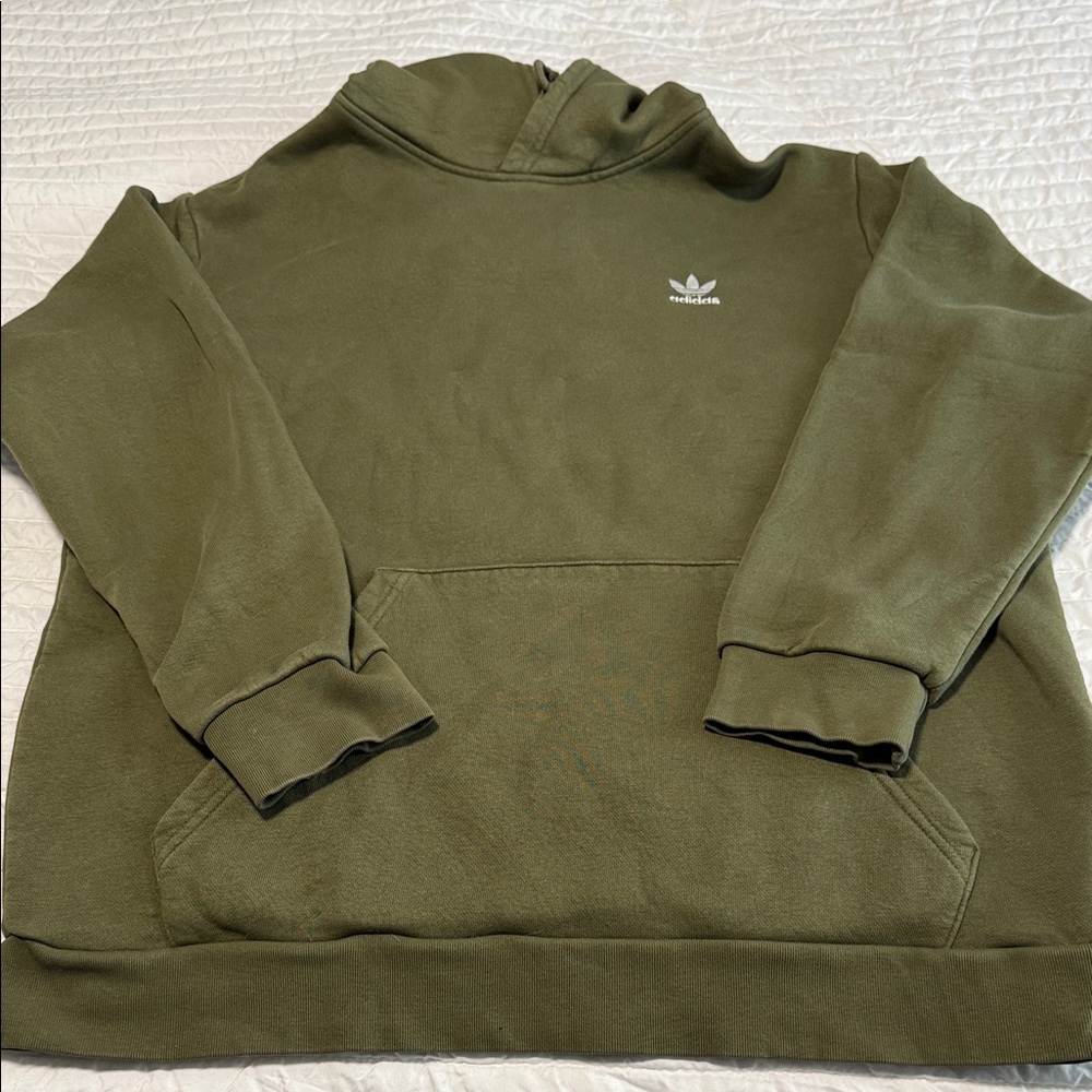 Adidas Men's Hoodie in Olive